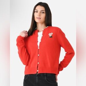 Trovata Birds of Paradis “Paradis” Loretta Cashmere Sweater. Small. NWT.